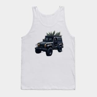 jeep design, 3d jeep art Tank Top